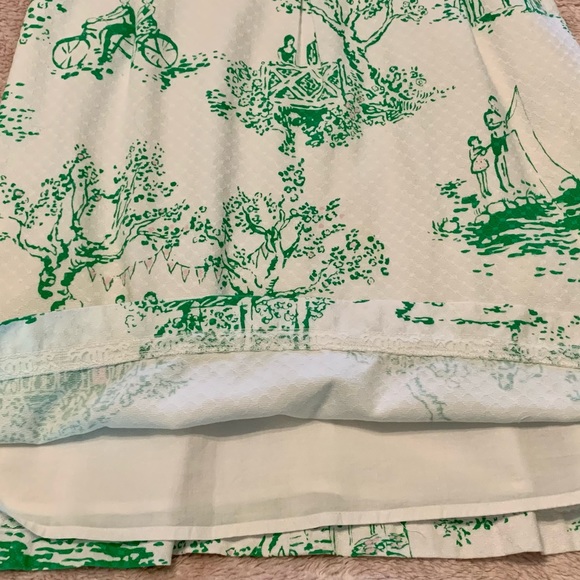 Lilly Pulitzer Strapless dress in Resort White Spring Fever Toile size 8 - Picture 8 of 11